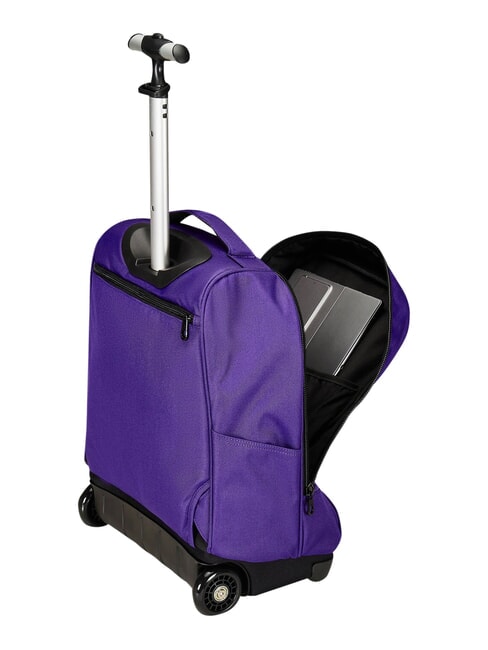 SOLID GRS 2-wheel trolley backpack, fixed royal purple - Backpack trolleys