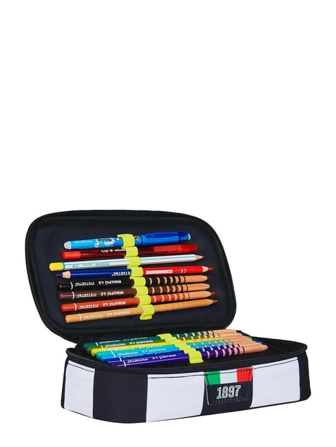 MAGIC GOAL Juventus pencil case, quick case STRIPE BLACK / WHITE - Cases and Accessories