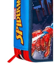 SPIDERMAN HANG TIME 3-zip pencil case light blue - Cases and Accessories - 6