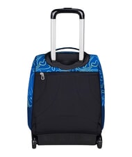 SEVEN NUANCED 2-wheel trolley backpack, fixed Bluedeep - Backpack trolleys - 4