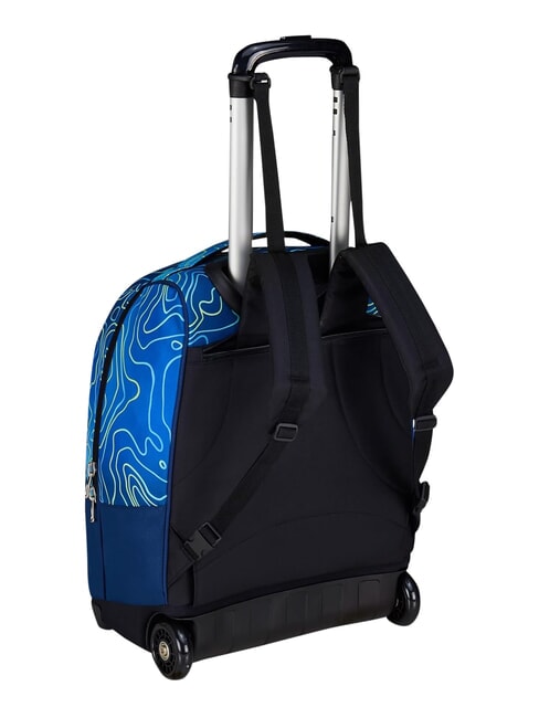 NUANCED 2-wheel trolley backpack, fixed Bluedeep - Backpack trolleys