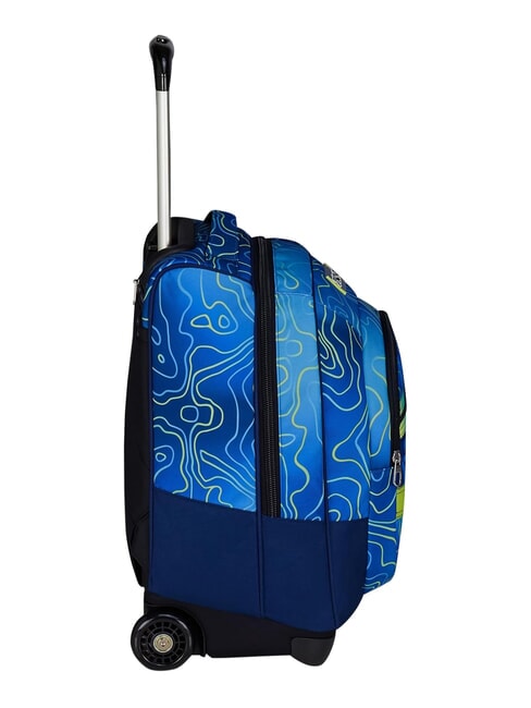 NUANCED 2-wheel trolley backpack, fixed Bluedeep - Backpack trolleys