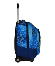 SEVEN NUANCED 2-wheel trolley backpack, fixed Bluedeep - Backpack trolleys - 2