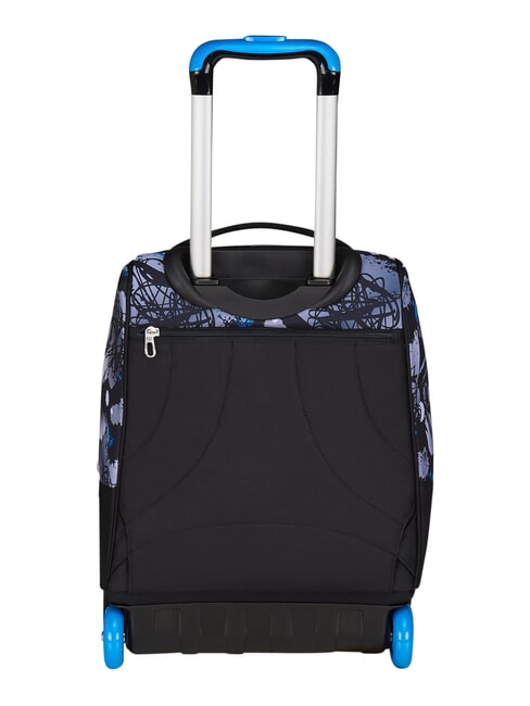 HUE E WRITES 2-wheel trolley backpack, fixed reflex blue - Backpack trolleys