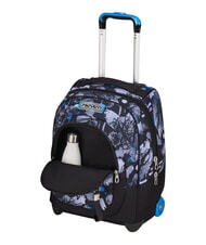 SEVEN HUE E WRITES 2-wheel trolley backpack, fixed reflex blue - Backpack trolleys - 6