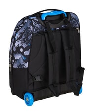 SEVEN HUE E WRITES 2-wheel trolley backpack, fixed reflex blue - Backpack trolleys - 7
