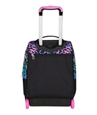 SEVEN SPRINKLING 2-wheel trolley backpack, fixed fuxiafluo - Backpack trolleys - 4