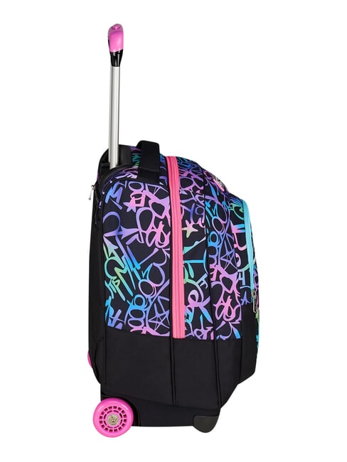 SPRINKLING 2-wheel trolley backpack, fixed fuxiafluo - Backpack trolleys
