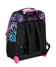 SEVEN SPRINKLING 2-wheel trolley backpack, fixed fuxiafluo - Backpack trolleys - 6