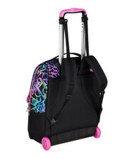 SEVEN SPRINKLING 2-wheel trolley backpack, fixed fuxiafluo - Backpack trolleys - 8