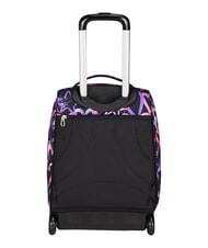 SEVEN LOVELY ELEMENTS 2-wheel trolley backpack, fixed pink strawberry - Backpack trolleys - 4