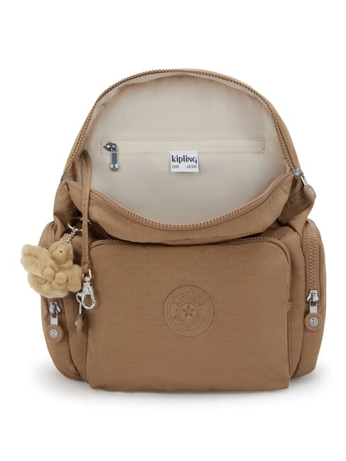 CITY ZIP S Backpack with flap early tan - Women&rsquo;s Bags