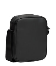 TOMMY HILFIGER TH WOVEN Small bag with pocket black - Over-the-shoulder Bags for Men - 3