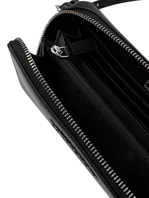 TJ MUST Ziparound wallet with shoulder strap black - Women&rsquo;s Wallets