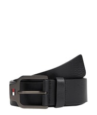 TOMMY HILFIGER TJ SCANTON Leather belt black - Belts - 2