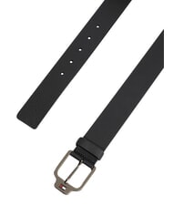 TOMMY HILFIGER TJ SCANTON Leather belt black - Belts - 4