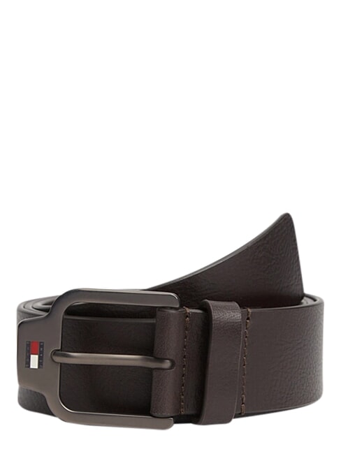 TJ SCANTON Leather belt dark brown - Belts