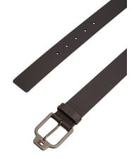 TOMMY HILFIGER TJ SCANTON Leather belt dark brown - Belts - 4