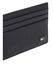 TOMMY HILFIGER TH EMBOSSED Credit card holder, leather space blue - Men&rsquo;s Wallets - 4