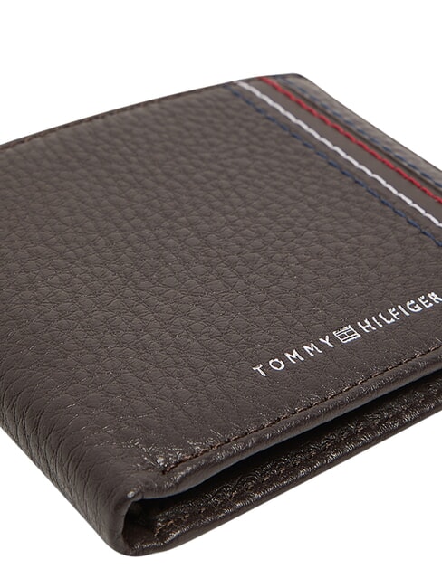 TH CENTRAL Wallet with card holder, in leather coffee beans - Men&rsquo;s Wallets