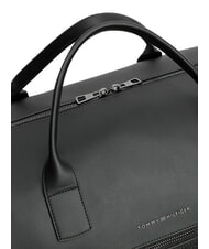 TOMMY HILFIGER TH WOVEN Handbag black - Duffle bags - 4