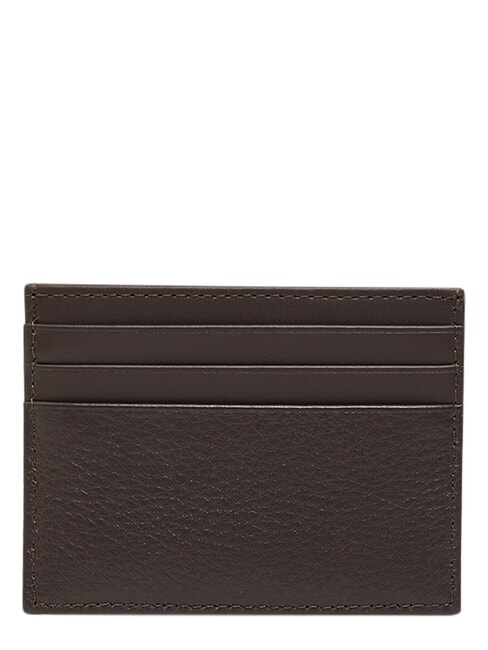 TH CENTRAL Credit card holder, leather coffee beans - Men&rsquo;s Wallets