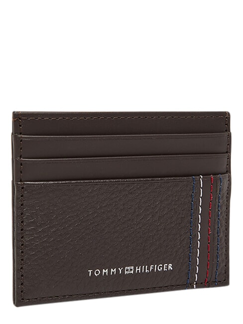 TH CENTRAL Credit card holder, leather coffee beans - Men&rsquo;s Wallets