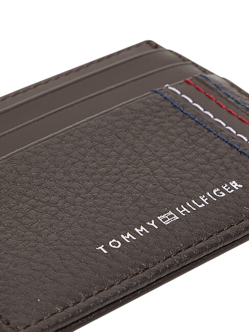TH CENTRAL Credit card holder, leather coffee beans - Men&rsquo;s Wallets