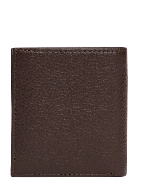 TH CENTRAL Wallet and card holder, in leather coffee beans - Men&rsquo;s Wallets
