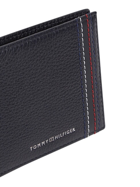 TH CENTRAL Wallet with card holder, in leather space blue - Men&rsquo;s Wallets