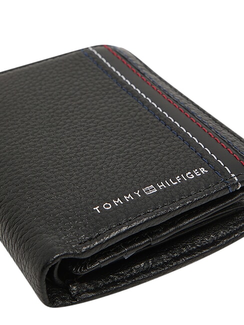 TH CENTRAL Wallet and card holder, in leather black - Men&rsquo;s Wallets