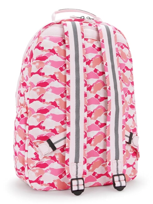 SEOUL LAP Backpack with 15" laptop pocket pink palm - Backpacks & School and Leisure