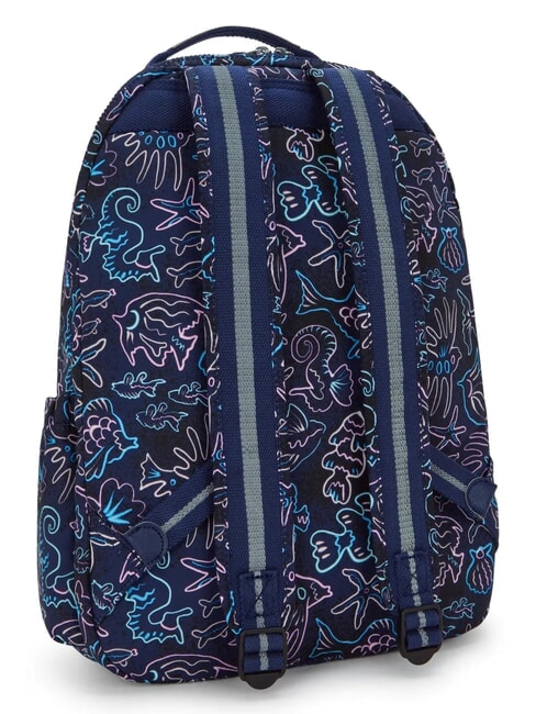 SEOUL LAP Backpack with 15" laptop pocket disco fish - Backpacks & School and Leisure