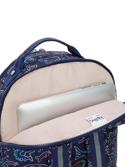 SEOUL LAP Backpack with 15" laptop pocket disco fish - Backpacks & School and Leisure