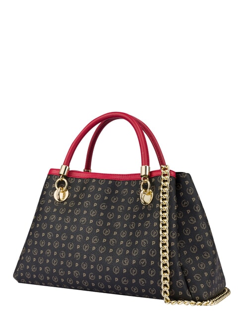 HERITAGE  Handbag with shoulder strap black lacquer - Women&rsquo;s Bags