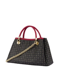 POLLINI HERITAGE  Handbag with shoulder strap black lacquer - Women&rsquo;s Bags - 3