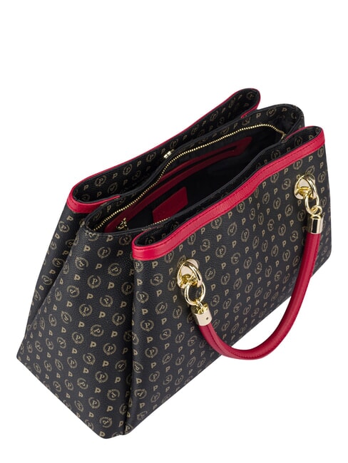 HERITAGE  Handbag with shoulder strap black lacquer - Women&rsquo;s Bags