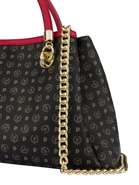 HERITAGE  Handbag with shoulder strap black lacquer - Women&rsquo;s Bags