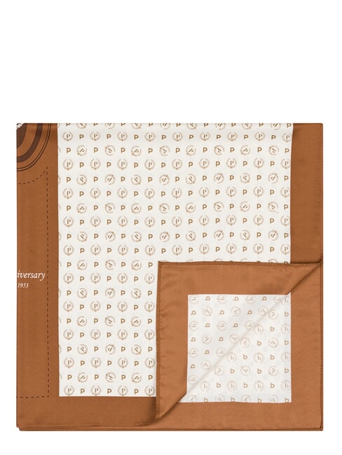 HERITAGE Printed scarf ivory / brown - Scarves