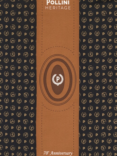 HERITAGE Printed scarf black brown - Scarves