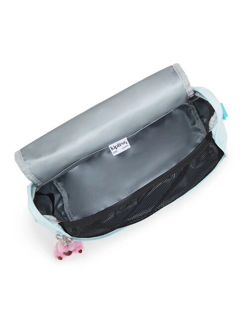 NEW KICHIROU Lunch bag with shoulder strap blue sky metallic - Kids bags and accessories