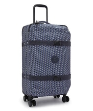 KIPLING SPONTANEOUS M Medium trolley 3d k blue - Semi-rigid Trolley Cases - 3