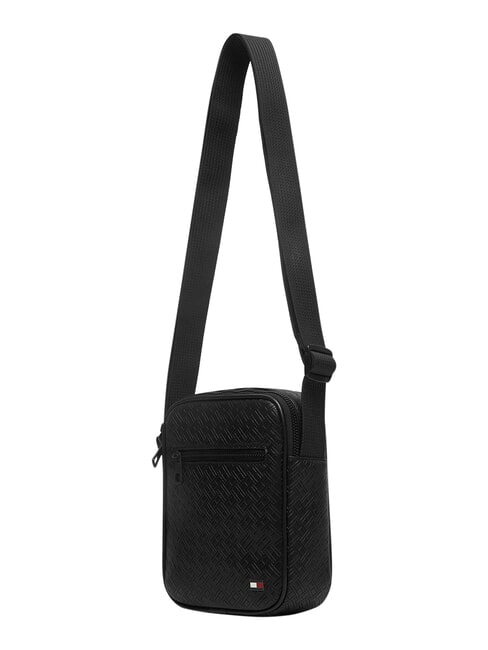 TH EMBOSSED FLAG Small purse black - Over-the-shoulder Bags for Men