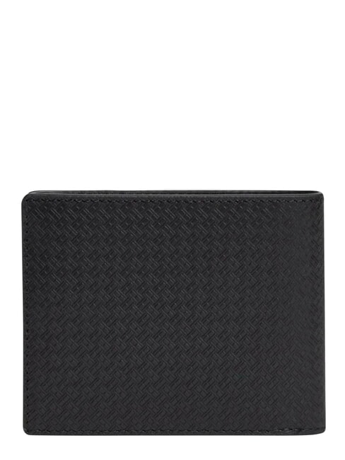 TH EMBOSSED Wallet with card holder, in leather black - Men&rsquo;s Wallets