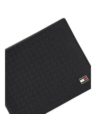 TOMMY HILFIGER TH EMBOSSED Wallet with card holder, in leather black - Men&rsquo;s Wallets - 3