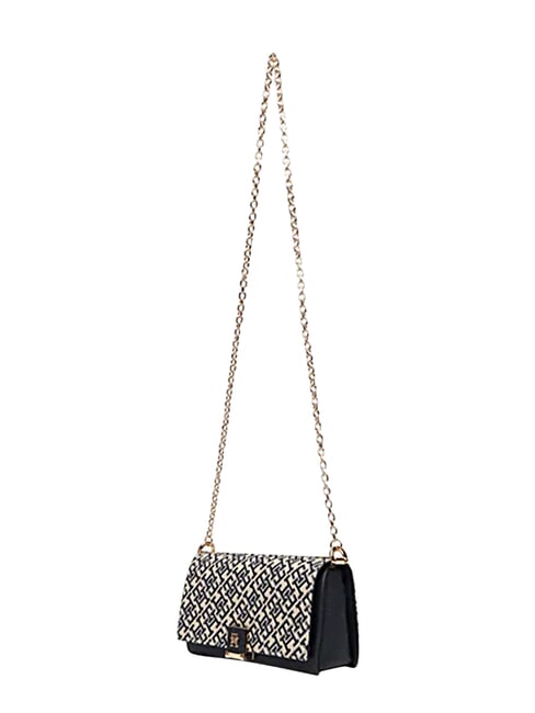 TH HER Mini bag, with chain shoulder strap blue mono - Women&rsquo;s Bags