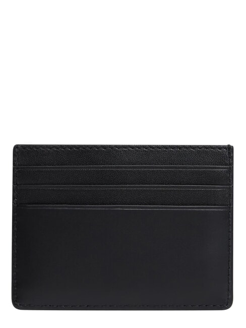 TH EMBOSSED Credit card holder, leather black - Men&rsquo;s Wallets
