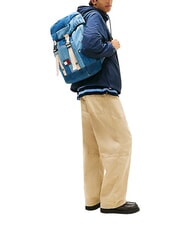 TOMMY HILFIGER TJ DENIM PATCHWORK Multi-pocket backpack, denim - Backpacks & School and Leisure