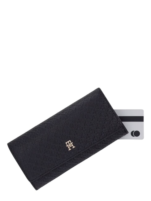 TH ICON Large wallet with flap black - Women&rsquo;s Wallets