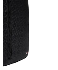 TOMMY HILFIGER TH EMBOSSED FLAG One-shoulder pouch black - Hip pouches - 4